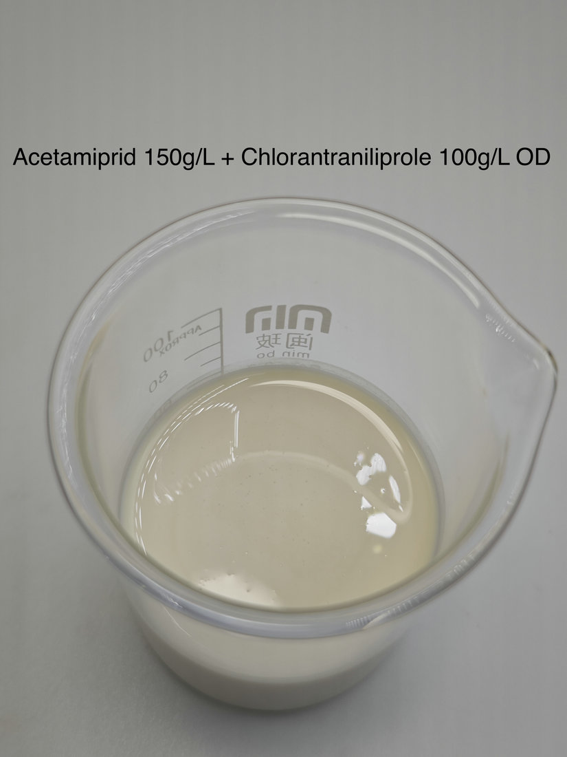 Acetamiprid 150g/L + Chlorantraniliprole 100g/L OD